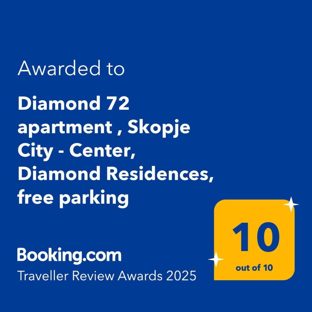 Diamond 72 Apartment , Skopje City - Center, Diamond Residences, Free Parking Экстерьер фото